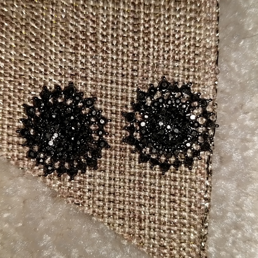 Marcasite-style earrings